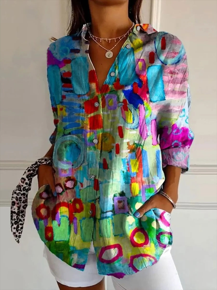 Women's Printed Art Shirt