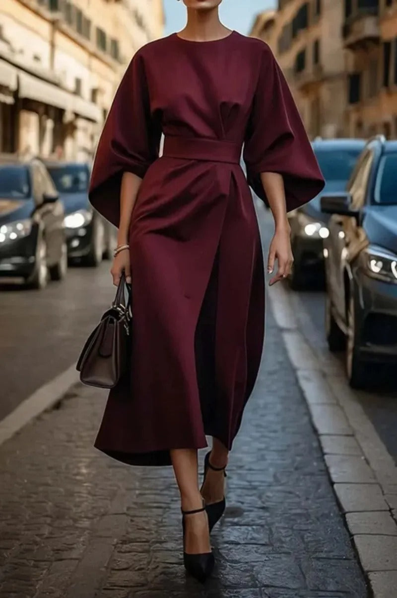 Spring Grace Batwing Maxi Dress