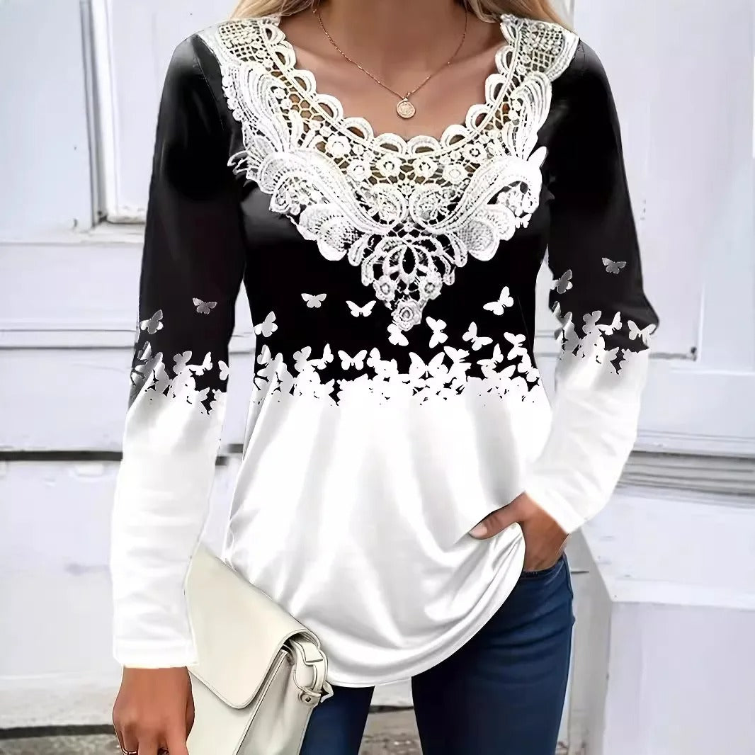 Boho Lace T-Shirt