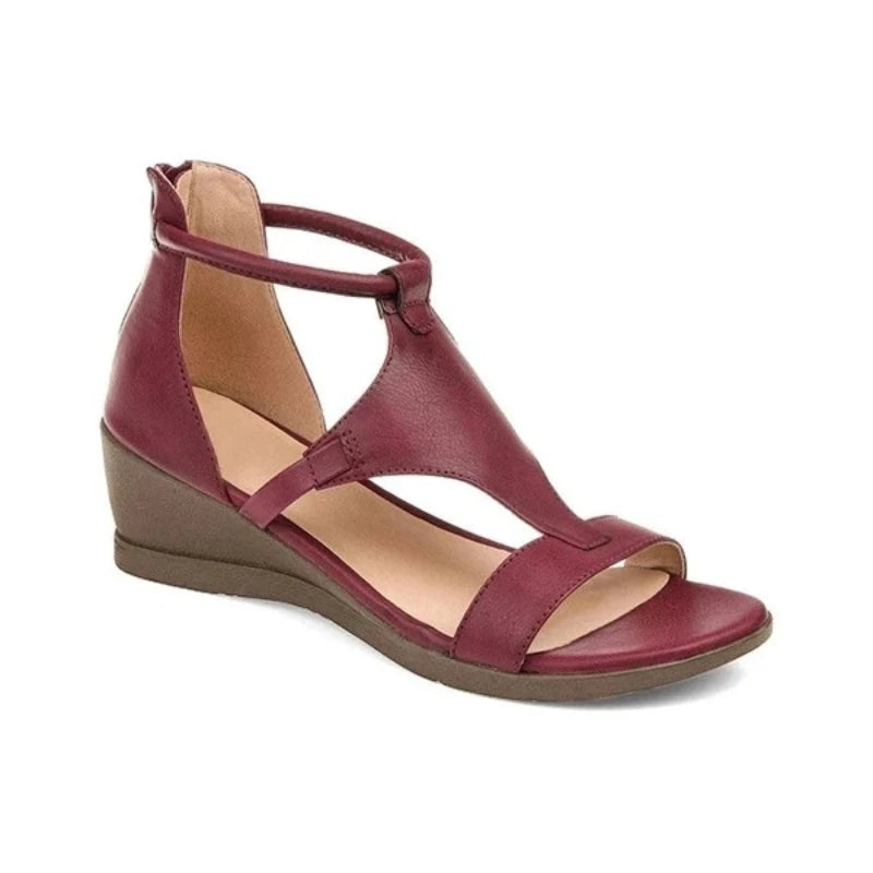 Retro Comfort Wedge Sandals