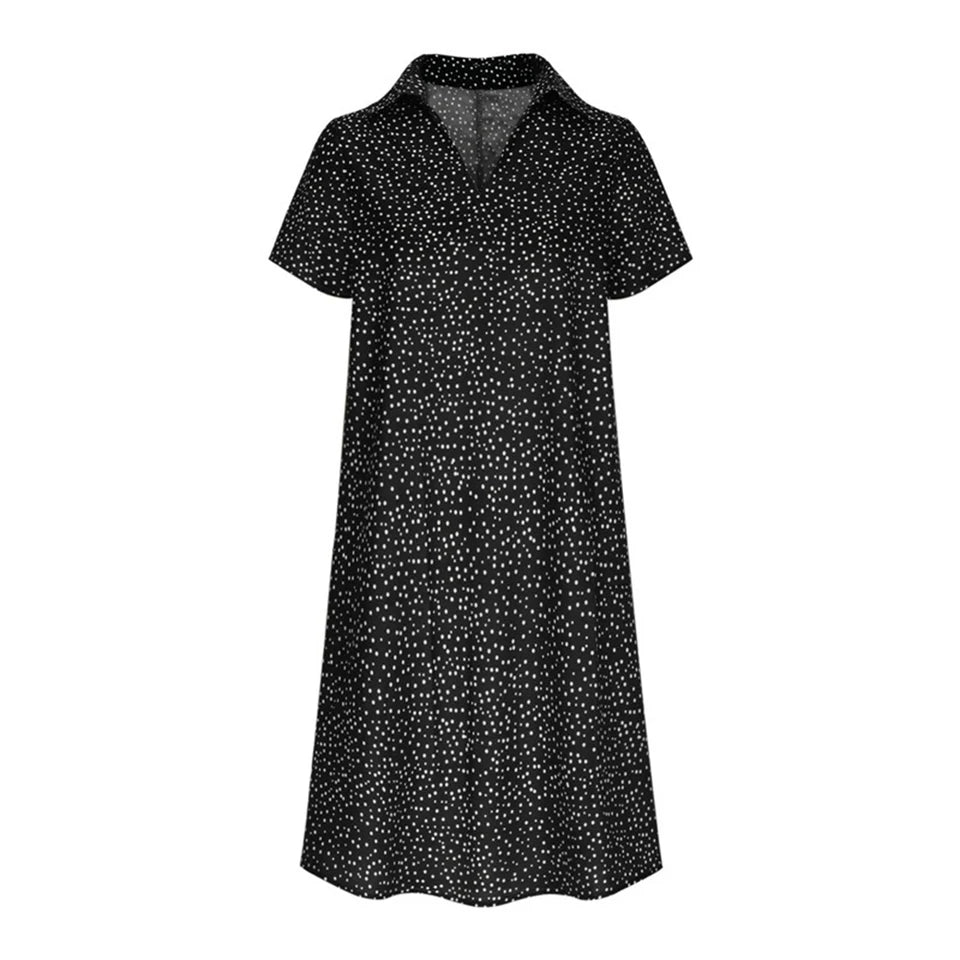 Korean Slim Fit Polka Dot Summer Dress
