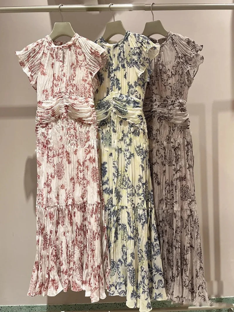 Kuzuwata Pleated Elegance Dress