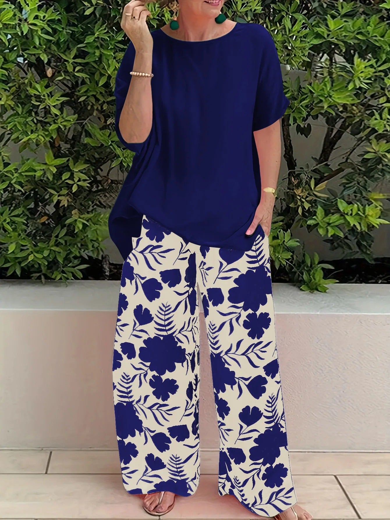 Elegant Wide-Leg Set