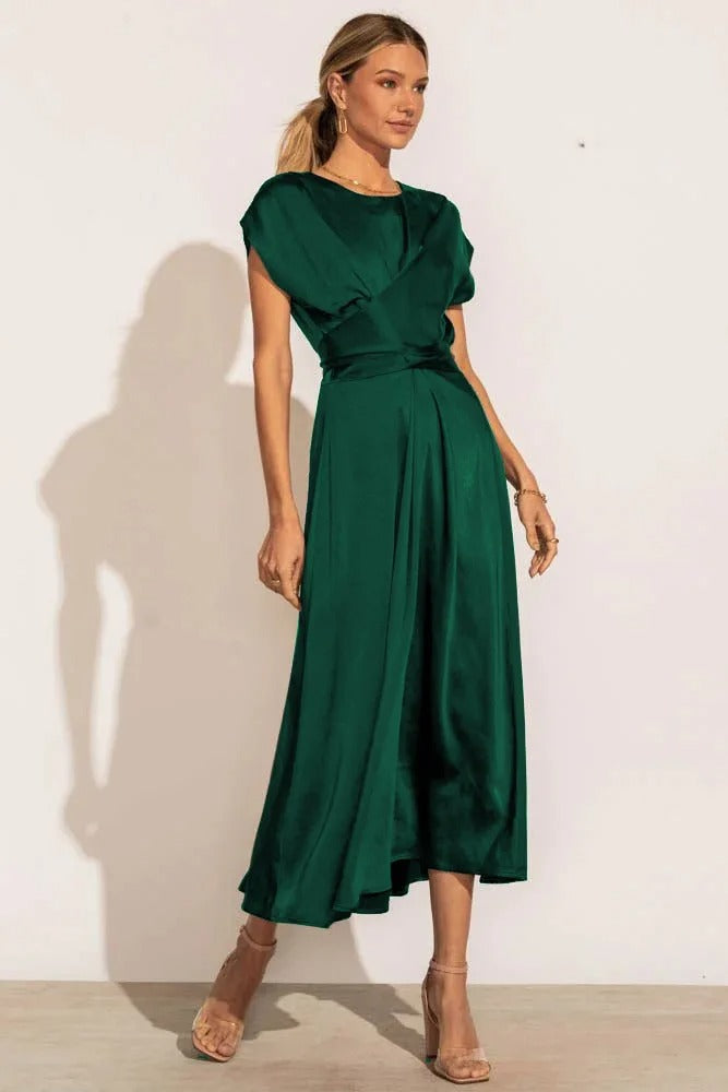 Lumi Satin Elegant Evening Dress