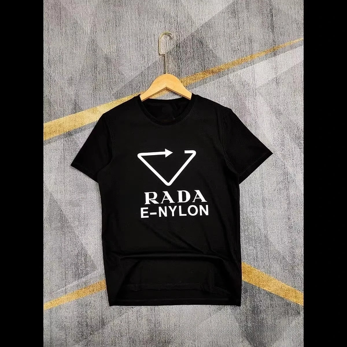 Letter Print Cotton Tee
