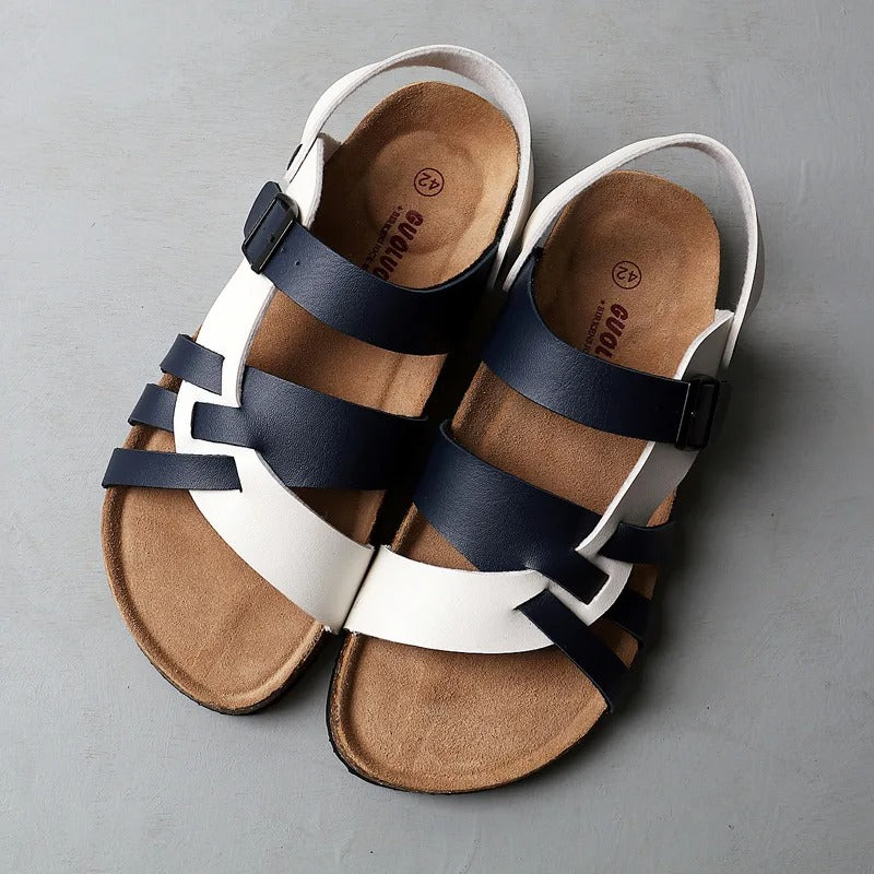 Roman Style Leather Strap Sandals