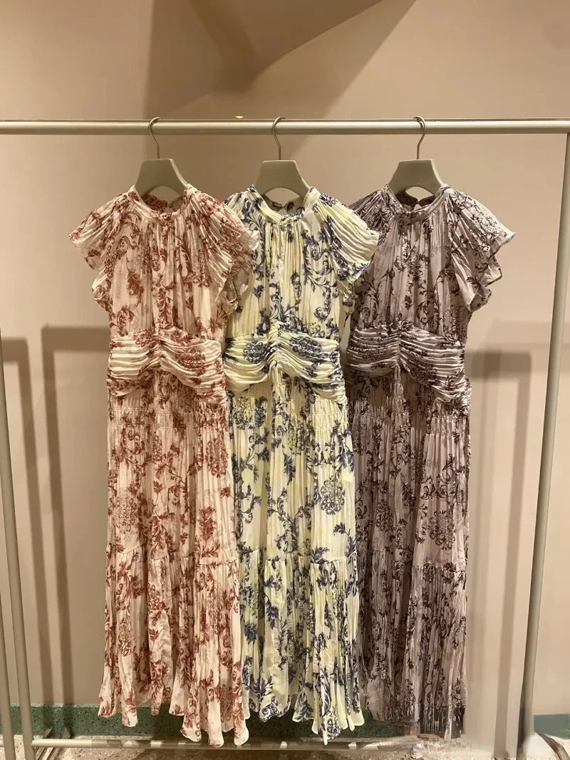 Kuzuwata Pleated Elegance Dress