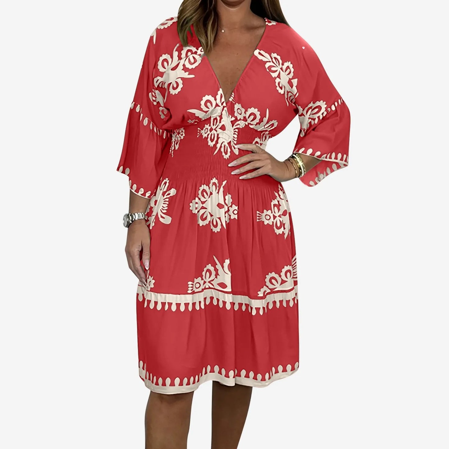 Floral Flare Boho Tunic