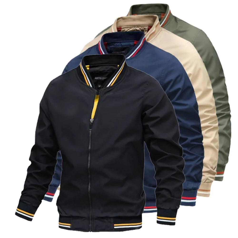 Men’s Slim Fit Bomber Jacket