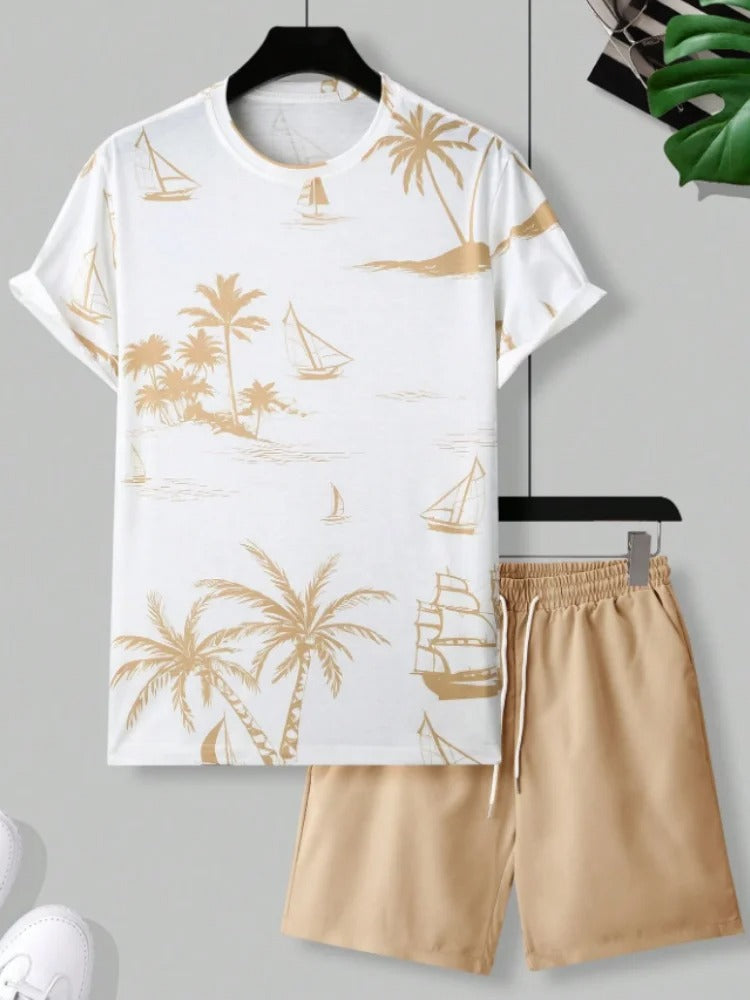 Boho Print Men's Summer Set