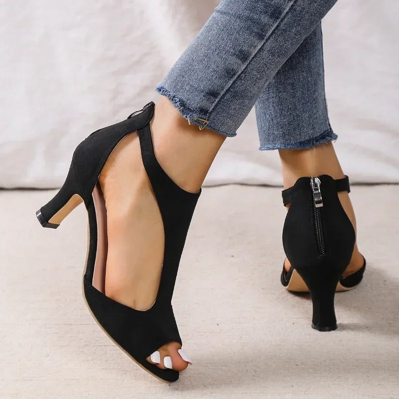 Stiletto Fishmouth Sandals
