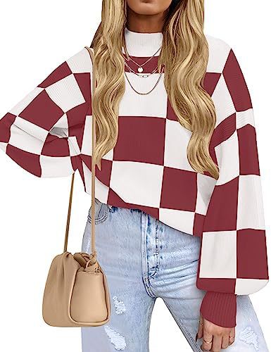 Women’s Striped Ribbed Knit Sweater