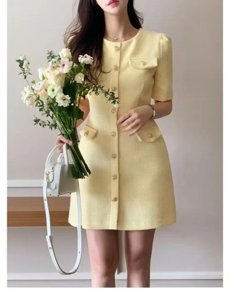 Chic Tweed Dress for Women