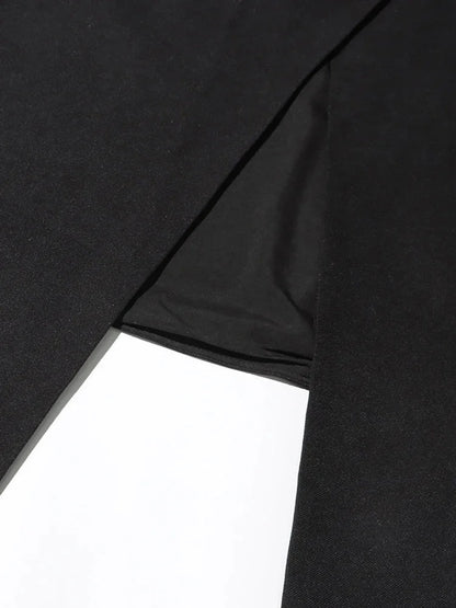 Elegant Slim Fit Square Neck Dress
