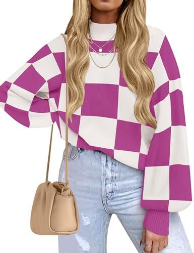 Women’s Striped Ribbed Knit Sweater