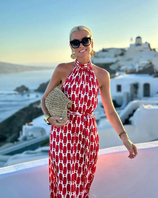 Halter Neck Beach Dress