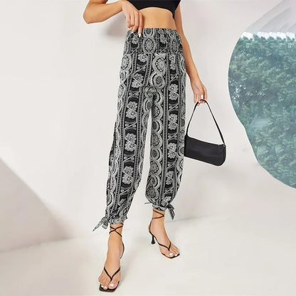 High Waist Harem Pants