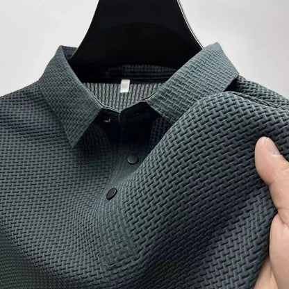 Men's Bone Flower Polo Shirt