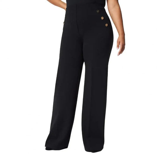 Sophisticated Slim Fit Wide Leg Pants