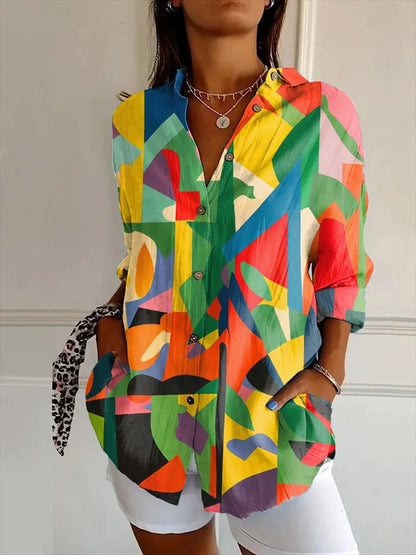 Women's Printed Art Shirt
