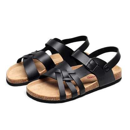 Roman Style Leather Strap Sandals