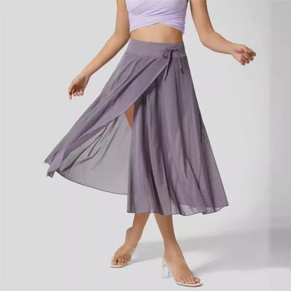 Goddess Glow Sheer Skirt Jumpsuit