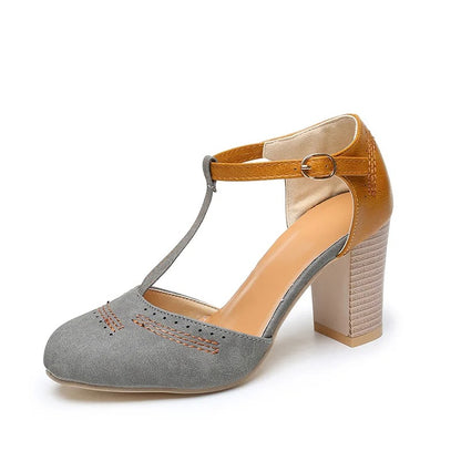 Luxury T-Tied Platform Wedding Pumps