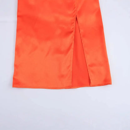 Silk Pleated Dress