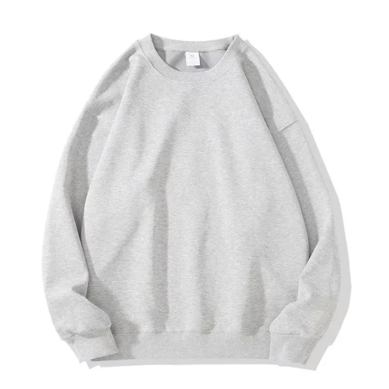 Casual Loose Fit Round Neck Sweatshirt