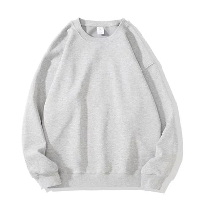 Casual Loose Fit Round Neck Sweatshirt