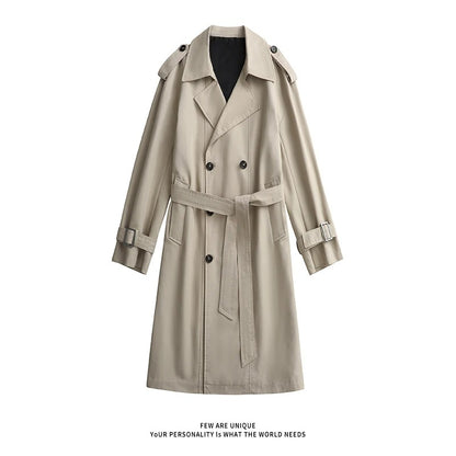 Brit Chic Men's Knee-Length Overcoat