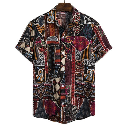 Boho Geometric Beach Shirt