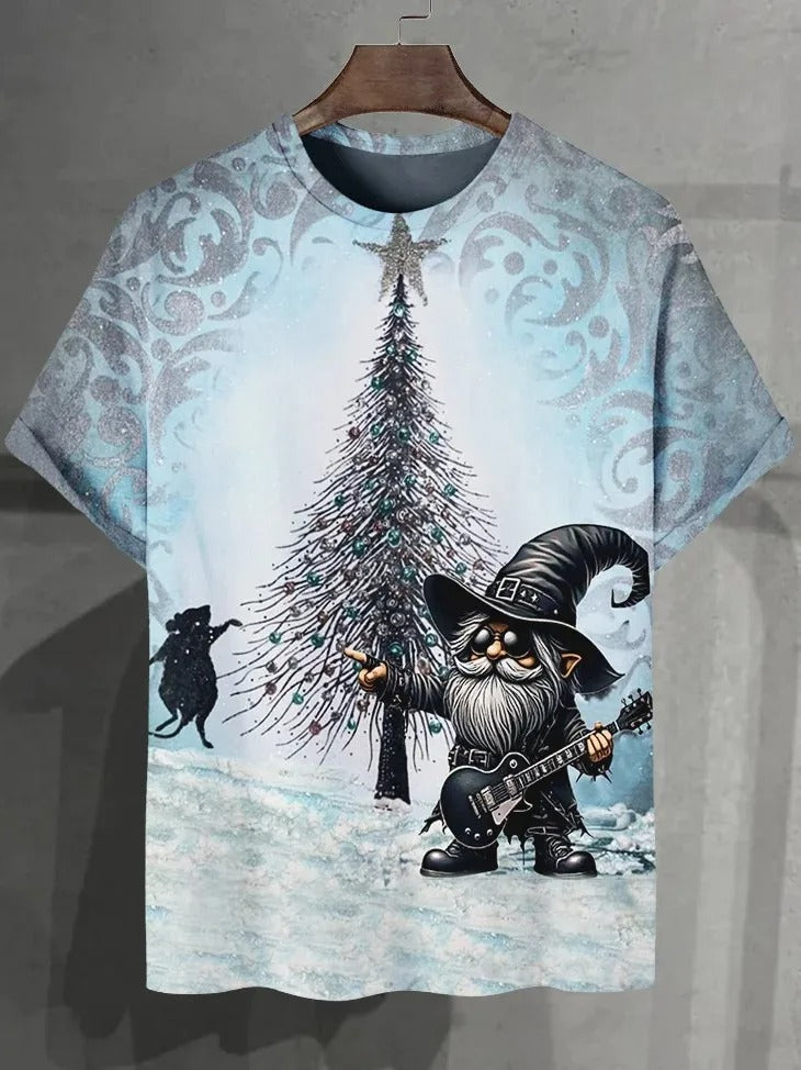 Funny Cat Print Men's T Shirt
