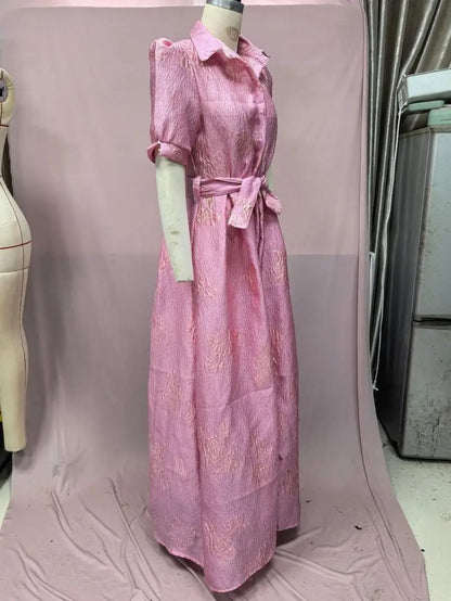Elegant Embroidered Vintage Court Dress