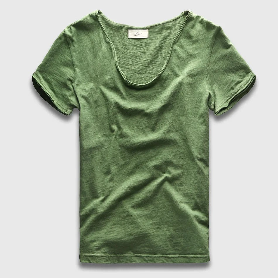 Swag V-Neck Hip Hop Tee for Men