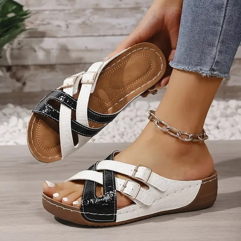 Vintage Wedge Sandals