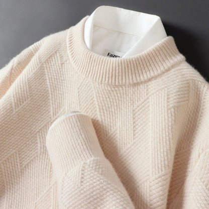 Men’s Fashion Loose Jacquard Shirt