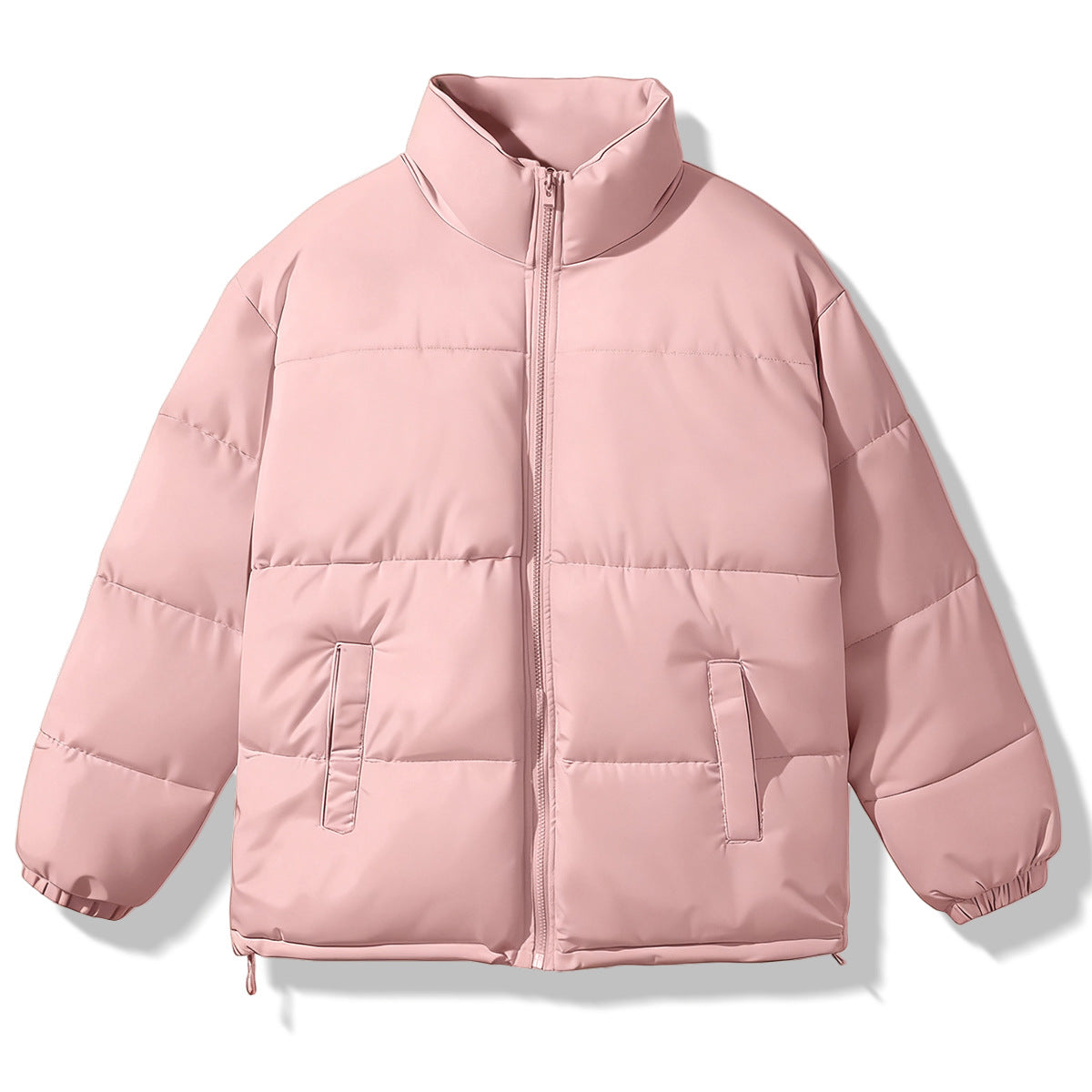 Women's Simple Casual Solid Warm Cotton Coat