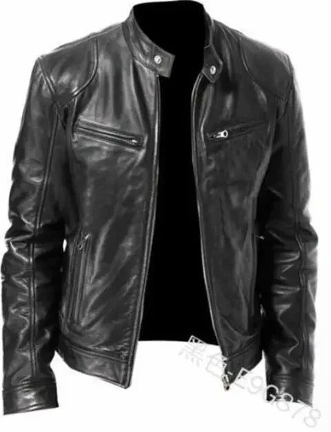 Men's Slim Leather Jacket