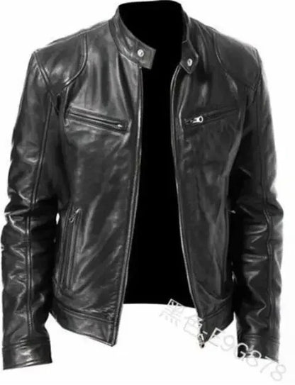 Men's Slim Leather Jacket