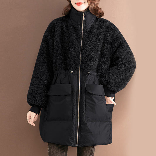 Women’s Lamb Wool Cotton Loose Coat
