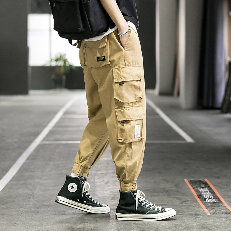 Men’s Large-Size Casual Straight Pants