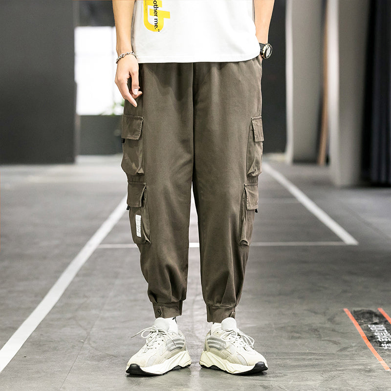 Men’s Large-Size Casual Straight Pants