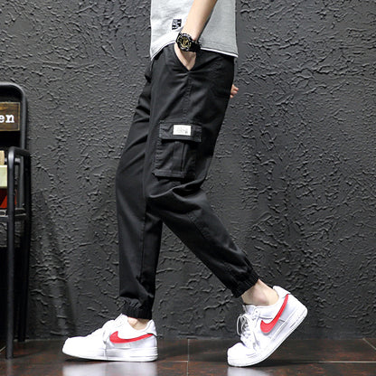 Men’s Large-Size Casual Straight Pants