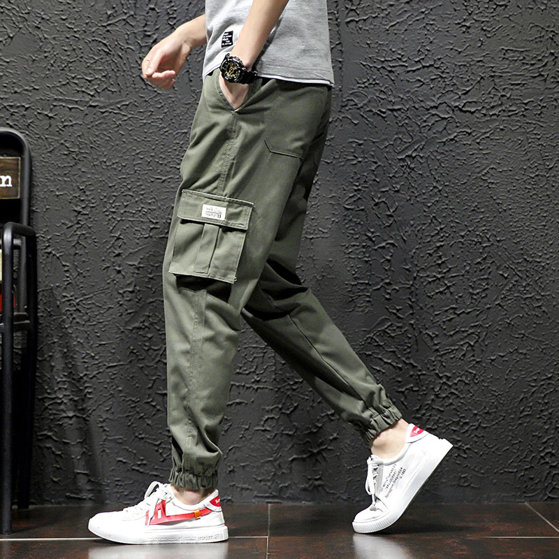 Men’s Large-Size Casual Straight Pants