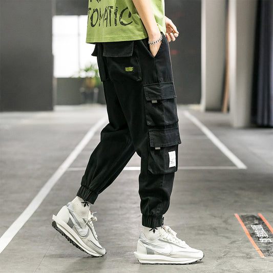 Men’s Large-Size Casual Straight Pants