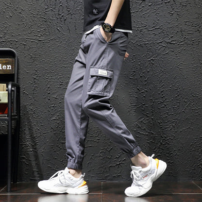 Men’s Large-Size Casual Straight Pants