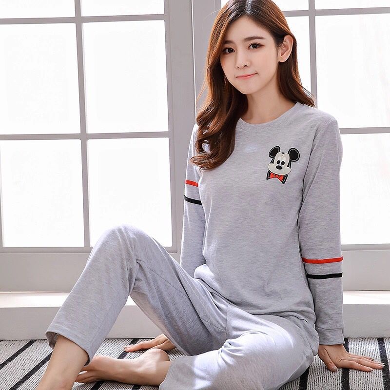 Spring And Autumn Pajamas Women''S Long Sleeve Pure Cotton Leisure Home Clothes Rich Allure