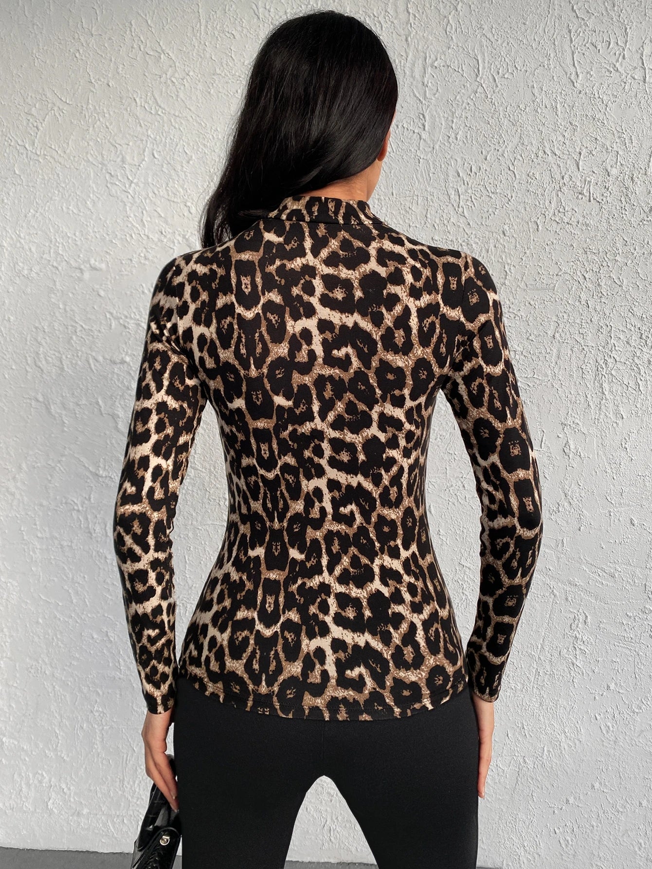Retro Leopard Jumpsuit — Chic Slim Fit Style