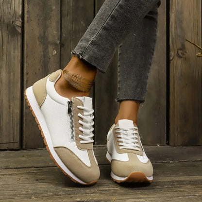 Comfort Lace Up Flat Women's Sneakers